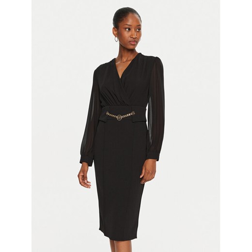 Rinascimento Sukienka koktajlowa CFC0120006003 Czarny Slim Fit ze sklepu MODIVO w kategorii Sukienki - zdjęcie 182641952