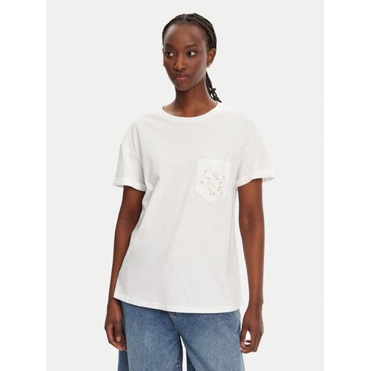 Liu Jo T-Shirt WA5140 JS904 Biały Regular Fit ze sklepu MODIVO w kategorii Bluzki damskie - zdjęcie 182641953