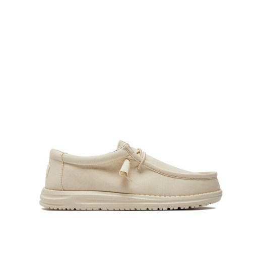 Hey Dude Mokasyny Wally Canvas 40700-1KA Écru 44 MODIVO