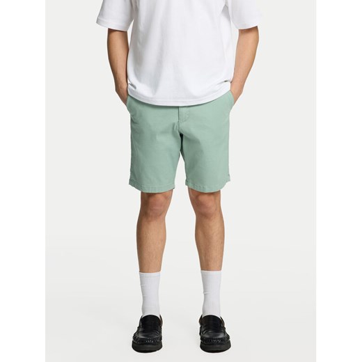 Selected Homme Szorty materiałowe Miles 16092329 Zielony Slim Fit ze sklepu MODIVO w kategorii Spodenki męskie - zdjęcie 182642041