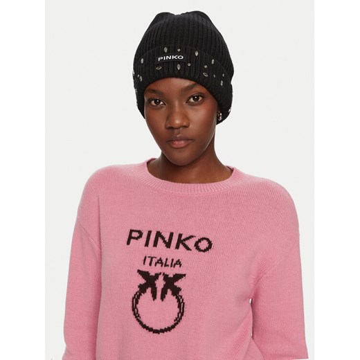 Pinko Czapka Serengeti Cuffia 104326 A27A Czarny ze sklepu MODIVO w kategorii Czapki zimowe damskie - zdjęcie 182642073