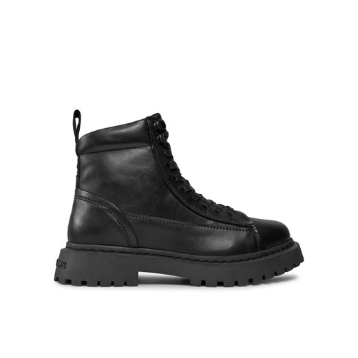 Tommy Jeans Trzewiki Tjm Lace Up Boot EM0EM01363 Czarny ze sklepu MODIVO w kategorii Buty zimowe męskie - zdjęcie 182642081