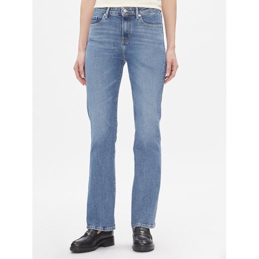 Tommy Hilfiger Jeansy Bootcut Rw Mel WW0WW40619 Niebieski Slim Fit ze sklepu MODIVO w kategorii Jeansy damskie - zdjęcie 182642251