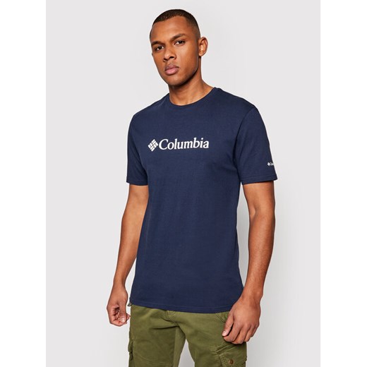 Columbia T-Shirt Csc Basic Logo™ 1680053 Granatowy Regular Fit ze sklepu MODIVO w kategorii T-shirty męskie - zdjęcie 182642350