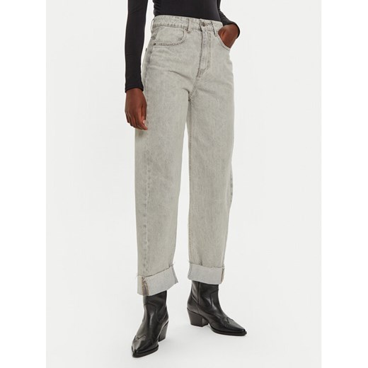ViCOLO Jeansy DS0003 Szary Boyfriend Fit ze sklepu MODIVO w kategorii Jeansy damskie - zdjęcie 182642354