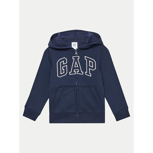 Gap Bluza 550082-05 Granatowy Regular Fit ze sklepu MODIVO w kategorii Bluzy chłopięce - zdjęcie 182642392