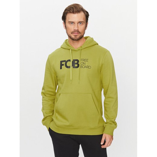4F Bluza 4FAW23TSWSM0713 Khaki Regular Fit ze sklepu MODIVO w kategorii Bluzy męskie - zdjęcie 182642402