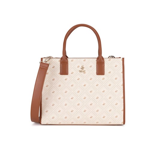 Beverly Hills Polo Club Torebka BHPC-S-003-07 Beżowy ze sklepu MODIVO w kategorii Torebki damskie - zdjęcie 182642413