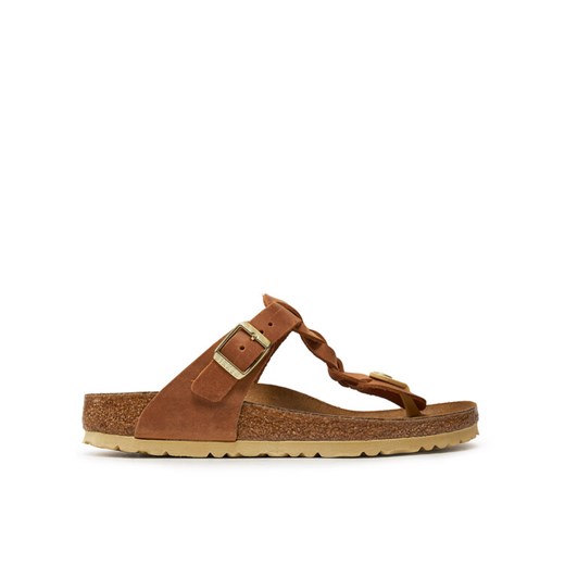 Birkenstock Japonki Gizeh Braided 1021336 Brązowy ze sklepu MODIVO w kategorii Klapki damskie - zdjęcie 182642434