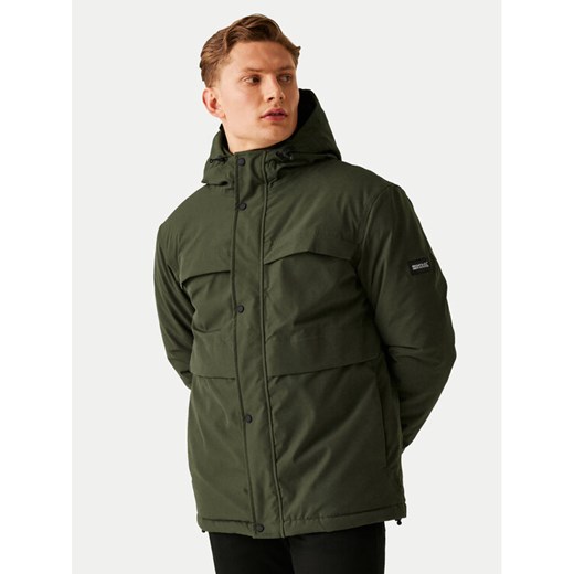 Regatta Kurtka przeciwdeszczowa Ronin II RMP383 Zielony Regular Fit ze sklepu MODIVO w kategorii Kurtki męskie - zdjęcie 182642440