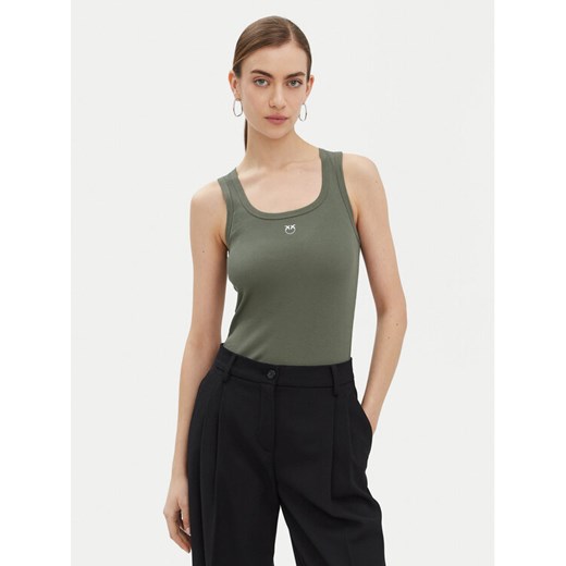 PINKO Top Calcolatore 100807 Zielony Regular Fit ze sklepu MODIVO w kategorii Bluzki damskie - zdjęcie 182642472