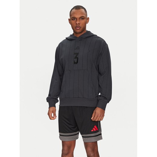adidas Bluza Seasonal Essentials US Sport JD8095 Szary Regular Fit ze sklepu MODIVO w kategorii Bluzy męskie - zdjęcie 182642484