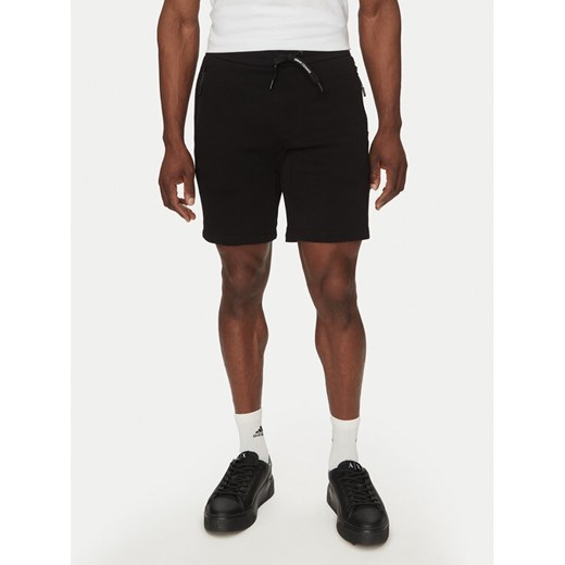Armani Exchange Szorty sportowe 8NZS75 ZJKRZ 1200 Czarny Regular Fit ze sklepu MODIVO w kategorii Spodenki męskie - zdjęcie 182642523