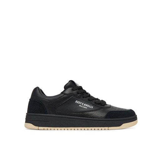 Just Cavalli Sneakersy 78QA3SM8 ZPA90 Czarny ze sklepu MODIVO w kategorii Buty sportowe męskie - zdjęcie 182642653