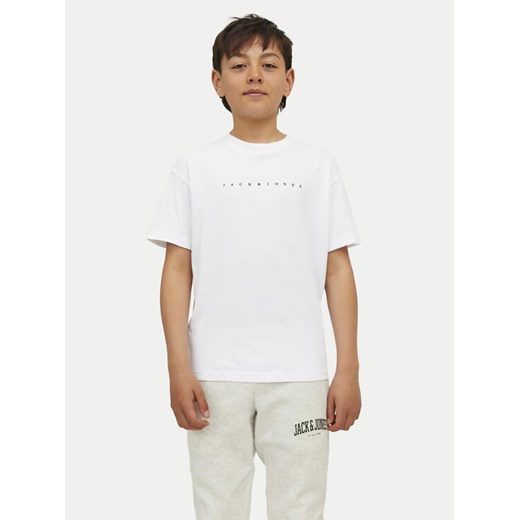 Jack&Jones Junior T-Shirt Star 12237435 Biały Relaxed Fit ze sklepu MODIVO w kategorii T-shirty chłopięce - zdjęcie 182642774