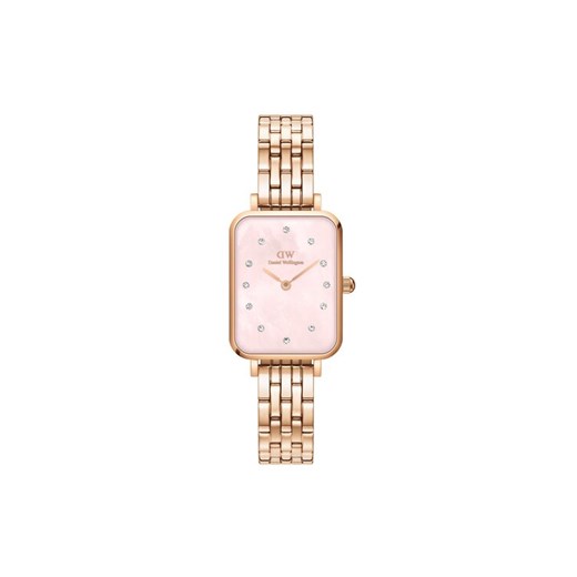 Daniel Wellington Zegarek Quadro DW00100621 Różowy ze sklepu MODIVO w kategorii Zegarki - zdjęcie 182642824
