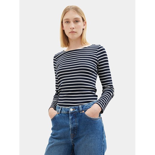 Tom Tailor Bluzka 1038030 Granatowy Regular Fit ze sklepu MODIVO w kategorii Bluzki damskie - zdjęcie 182642862