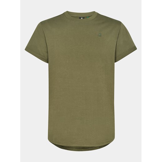G-Star Raw T-Shirt Lash D16396-B353 Zielony Regular Fit ze sklepu MODIVO w kategorii T-shirty męskie - zdjęcie 182642893