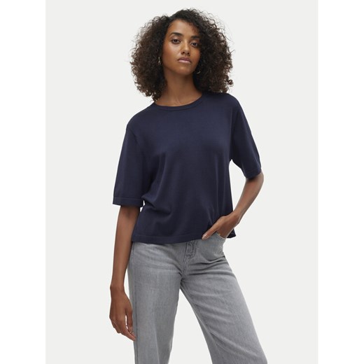 Vero Moda Sweter Silje 10320460 Granatowy Oversize ze sklepu MODIVO w kategorii Swetry damskie - zdjęcie 182642901