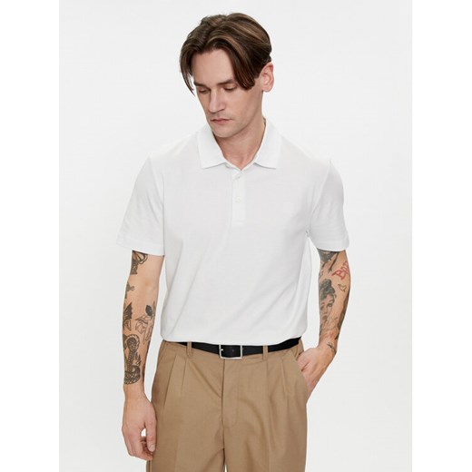 Baldessarini Polo B4 10044/000/5190 Biały Regular Fit ze sklepu MODIVO w kategorii T-shirty męskie - zdjęcie 182642960