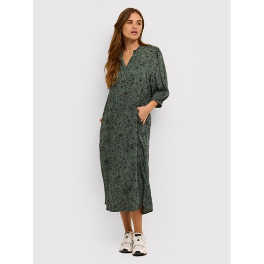 Kaffe Sukienka codzienna Connor 10506640 Zielony Relaxed Fit ze sklepu MODIVO w kategorii Sukienki - zdjęcie 182642983