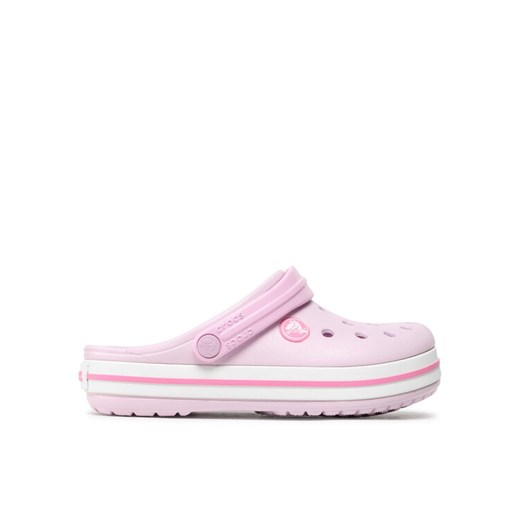 Crocs Klapki Crocband Clog K 207006 Różowy ze sklepu MODIVO w kategorii Klapki dziecięce - zdjęcie 182642990