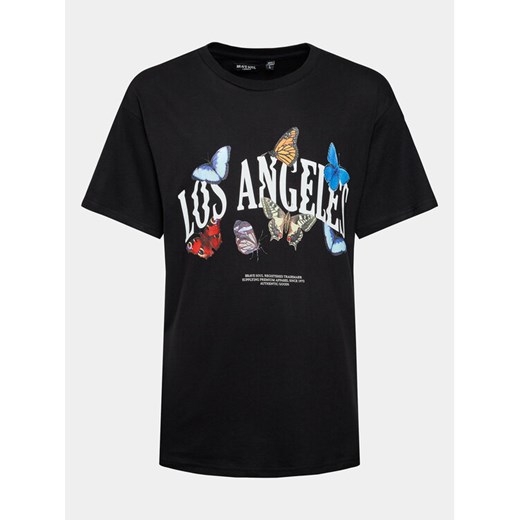 Brave Soul T-Shirt MTS-149KEELAN Czarny Regular Fit ze sklepu MODIVO w kategorii T-shirty męskie - zdjęcie 182643021