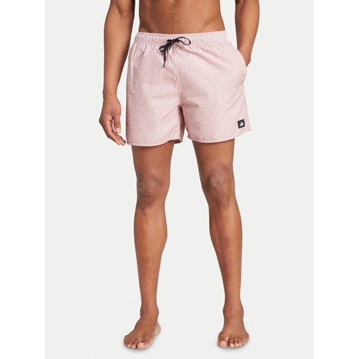adidas Szorty kąpielowe Stripey Classics IX9677 Różowy Regular Fit XL MODIVO