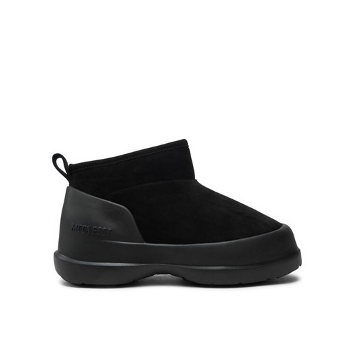 Moon Boot Śniegowce Luna Low Suede Boot 80D2480040 Czarny ze sklepu MODIVO w kategorii Buty zimowe męskie - zdjęcie 182643144
