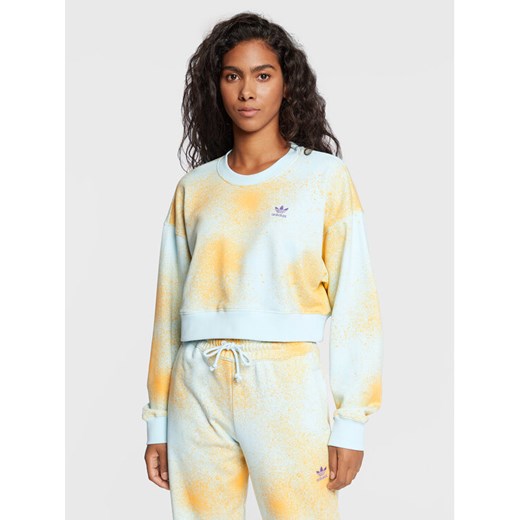 adidas Bluza Allover Print HL6600 Kolorowy Relaxed Fit ze sklepu MODIVO w kategorii Bluzy damskie - zdjęcie 182643292