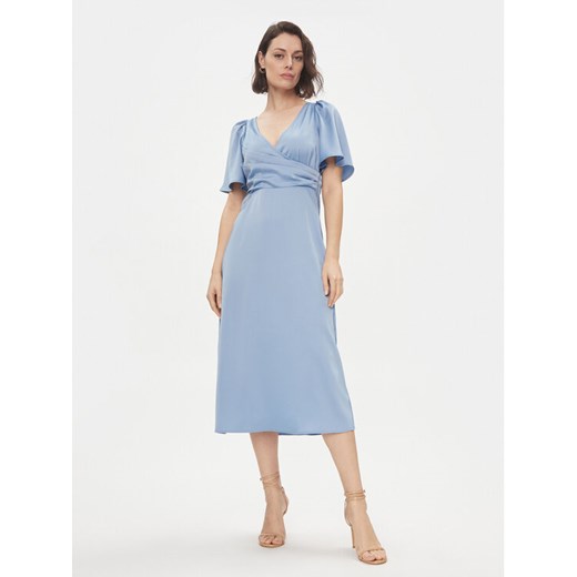 YAS Sukienka koktajlowa Athena 26032476 Niebieski Regular Fit ze sklepu MODIVO w kategorii Sukienki - zdjęcie 182643334