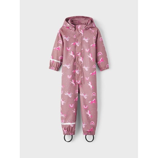 NAME IT Kombinezon zimowy 13218423 Różowy Regular Fit ze sklepu MODIVO w kategorii Kombinezony dziewczęce - zdjęcie 182643353