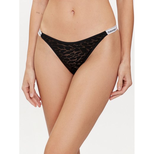 Calvin Klein Underwear Figi brazylijskie 000QD5155E Czarny ze sklepu MODIVO w kategorii Majtki damskie - zdjęcie 182643423