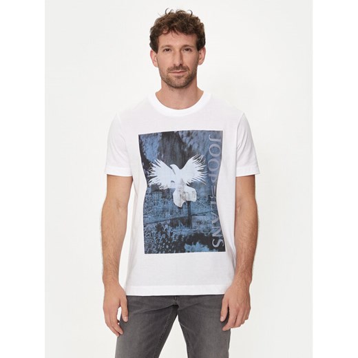 JOOP! Jeans T-Shirt 20Dismas 30042353 Biały Modern Fit ze sklepu MODIVO w kategorii T-shirty męskie - zdjęcie 182643430