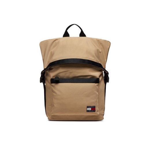 Tommy Jeans Plecak Tjm Daily Rolltop Backpack AM0AM11965 Beżowy ze sklepu MODIVO w kategorii Plecaki - zdjęcie 182643431