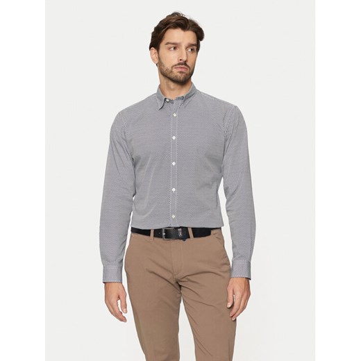 Jack&Jones Koszula Matheo 12261090 Szary Slim Fit ze sklepu MODIVO w kategorii Koszule męskie - zdjęcie 182643432