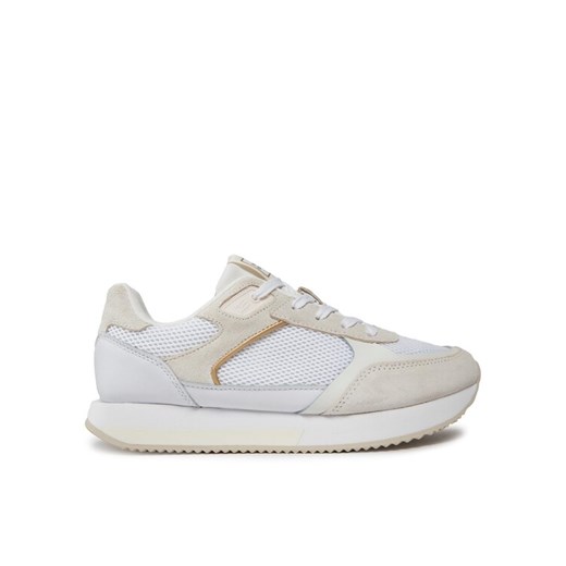 Tommy Hilfiger Sneakersy Essential Elevated Runner FW0FW07700 Biały ze sklepu MODIVO w kategorii Buty sportowe damskie - zdjęcie 182643492