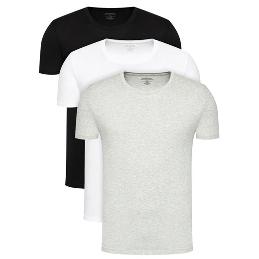 Calvin Klein Underwear Komplet 3 t-shirtów 000NB4011E Kolorowy Classic Fit ze sklepu MODIVO w kategorii Podkoszulki męskie - zdjęcie 182643552