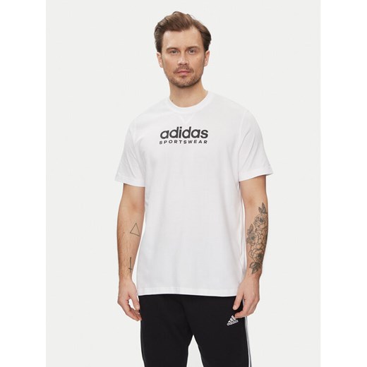 adidas T-Shirt All SZN Graphic T-Shirt IC9821 Biały Loose Fit XL MODIVO