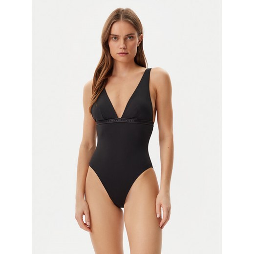 Tommy Hilfiger Strój kąpielowy UW0UW05845 Czarny ze sklepu MODIVO w kategorii Stroje kąpielowe - zdjęcie 182643583