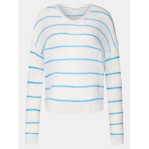 American Vintage Sweter Zakday ZAK18BE24 Niebieski Regular Fit ze sklepu MODIVO w kategorii Swetry damskie - zdjęcie 182643591