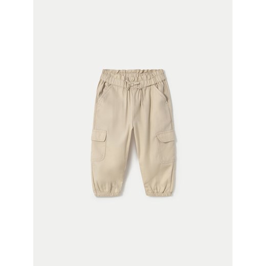 Mayoral Joggery 1571 Beżowy Relaxed Fit ze sklepu MODIVO w kategorii Spodnie i półśpiochy - zdjęcie 182643603