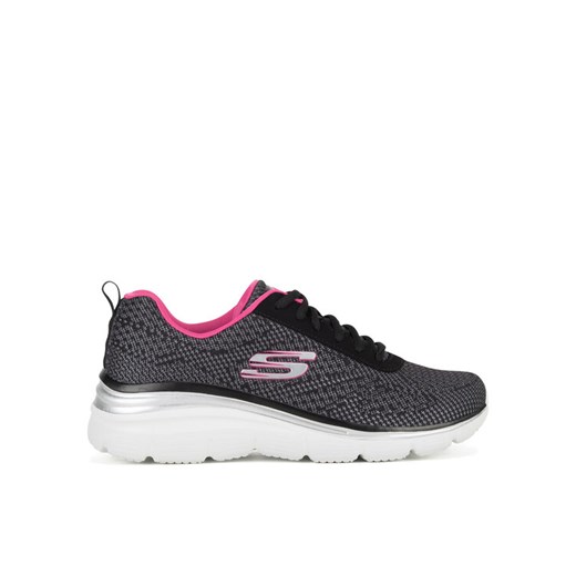 Skechers Sneakersy FASHION FIT - BOLD BOUNDARIES 12719 BKHP Czarny ze sklepu MODIVO w kategorii Buty sportowe damskie - zdjęcie 182643671
