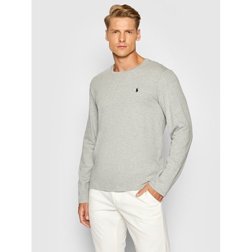 Polo Ralph Lauren Longsleeve Sle 714844759003 Szary Regular Fit ze sklepu MODIVO w kategorii T-shirty męskie - zdjęcie 182643702
