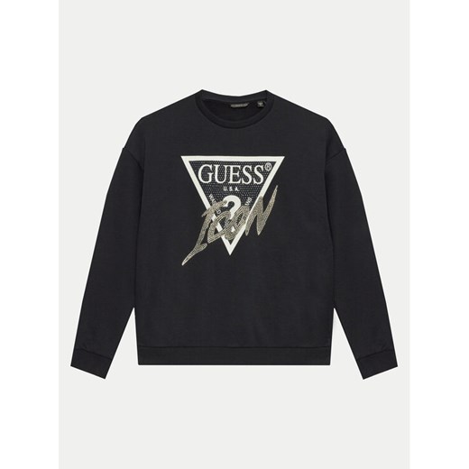 Guess Bluza J4BQ04 KAV34 Czarny Relaxed Fit ze sklepu MODIVO w kategorii Bluzy chłopięce - zdjęcie 182643704