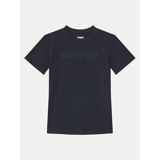 Guess T-Shirt L5RI37 J1311 Granatowy Regular Fit ze sklepu MODIVO w kategorii T-shirty chłopięce - zdjęcie 182643762