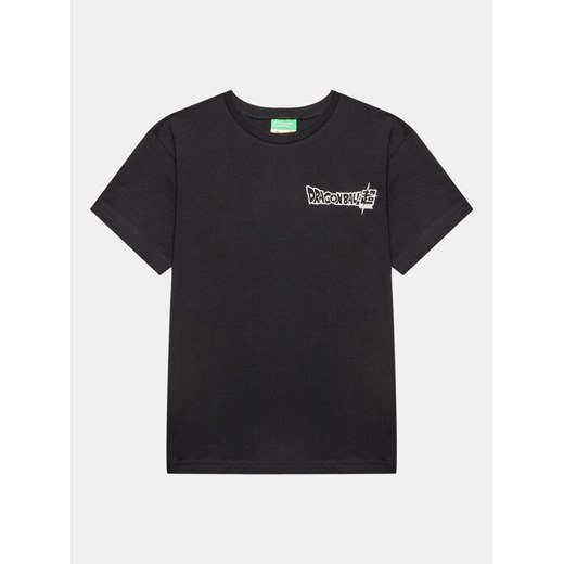 United Colors Of Benetton T-Shirt 3096C10ED Czarny Regular Fit ze sklepu MODIVO w kategorii T-shirty chłopięce - zdjęcie 182643771