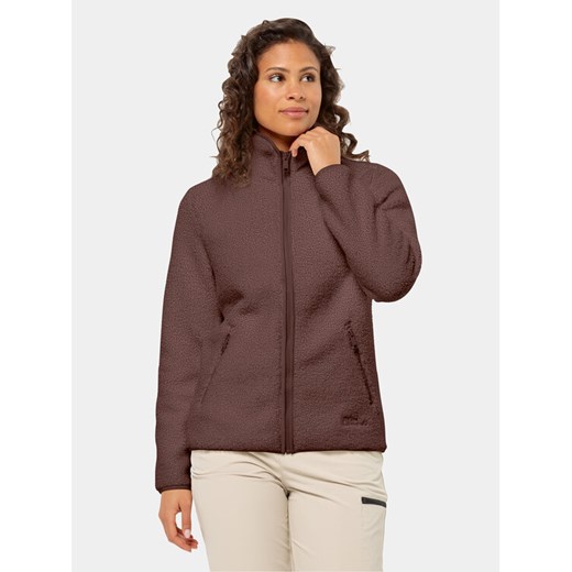 Jack Wolfskin Polar High Curl Jacket 1708732 Fioletowy Regular Fit ze sklepu MODIVO w kategorii Bluzy damskie - zdjęcie 182643772