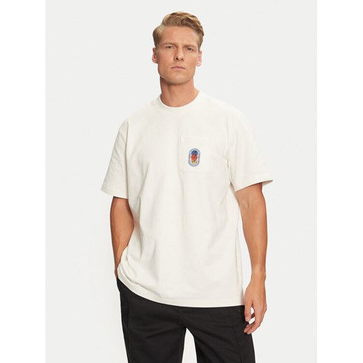 adidas T-Shirt OLPC IX6754 Écru Regular Fit ze sklepu MODIVO w kategorii T-shirty męskie - zdjęcie 182643774