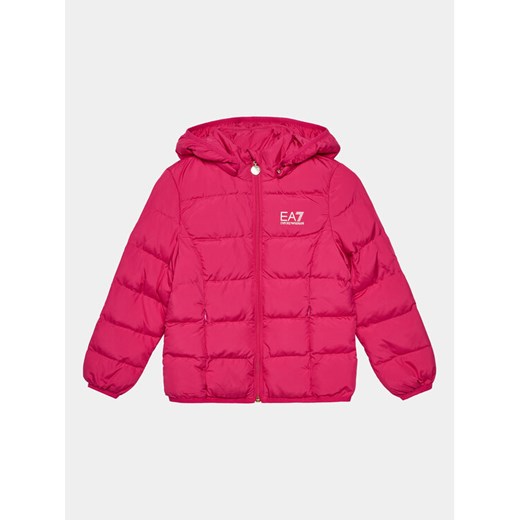 EA7 Emporio Armani Kurtka zimowa 8NFB08 FNF8Z 1419 Różowy Regular Fit ze sklepu MODIVO w kategorii Kurtki dziewczęce - zdjęcie 182643820